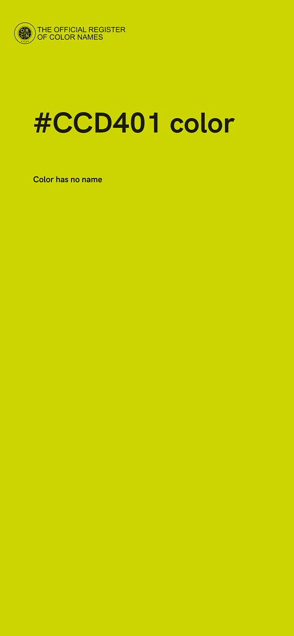 #CCD401 color image