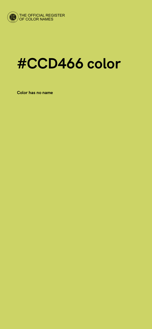 #CCD466 color image