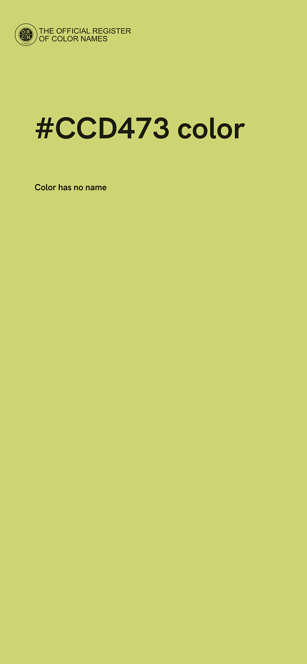 #CCD473 color image