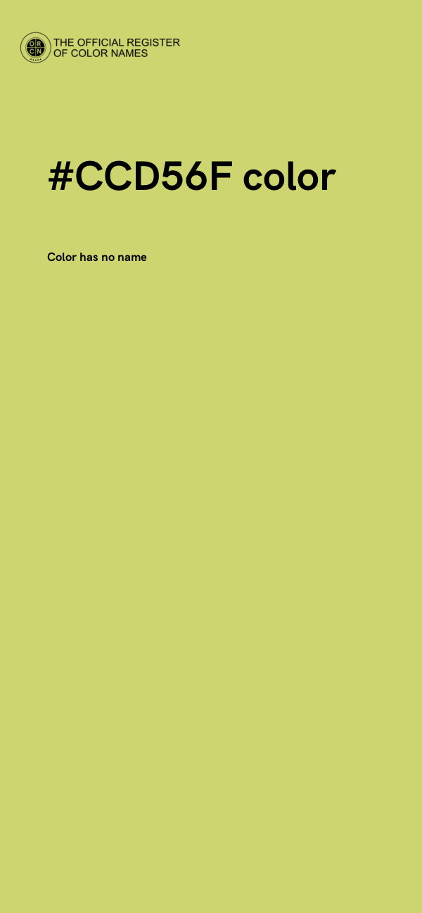 #CCD56F color image