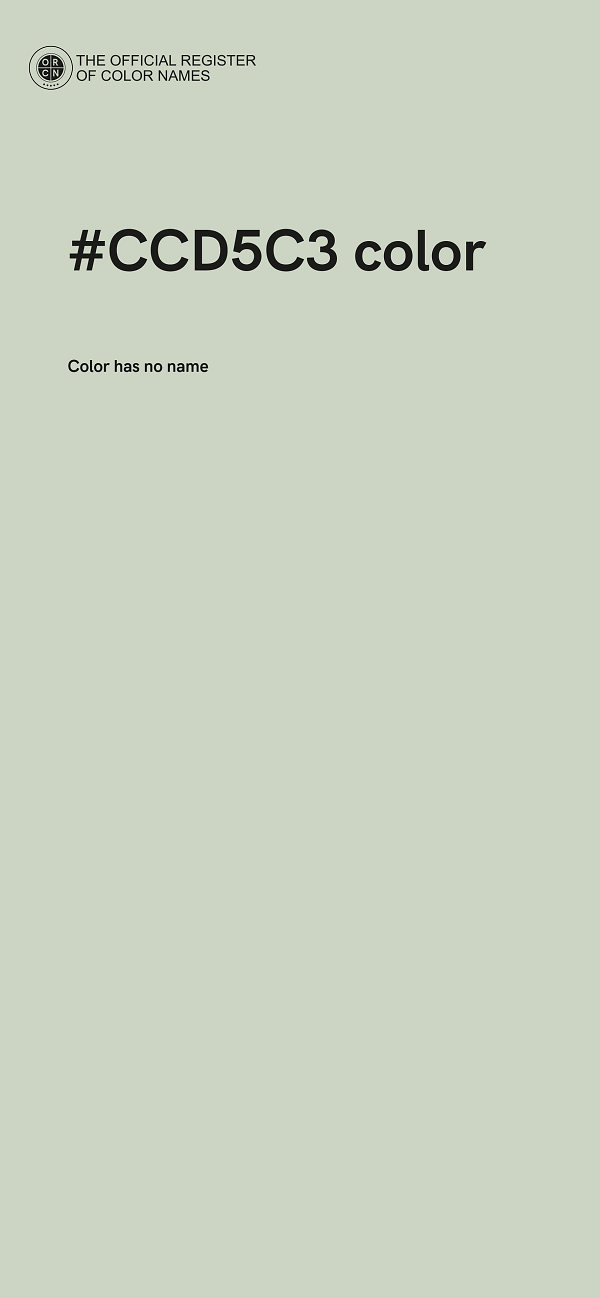 #CCD5C3 color image