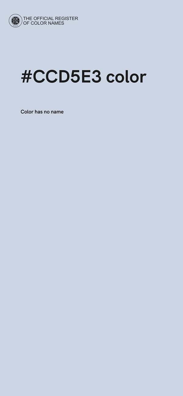 #CCD5E3 color image