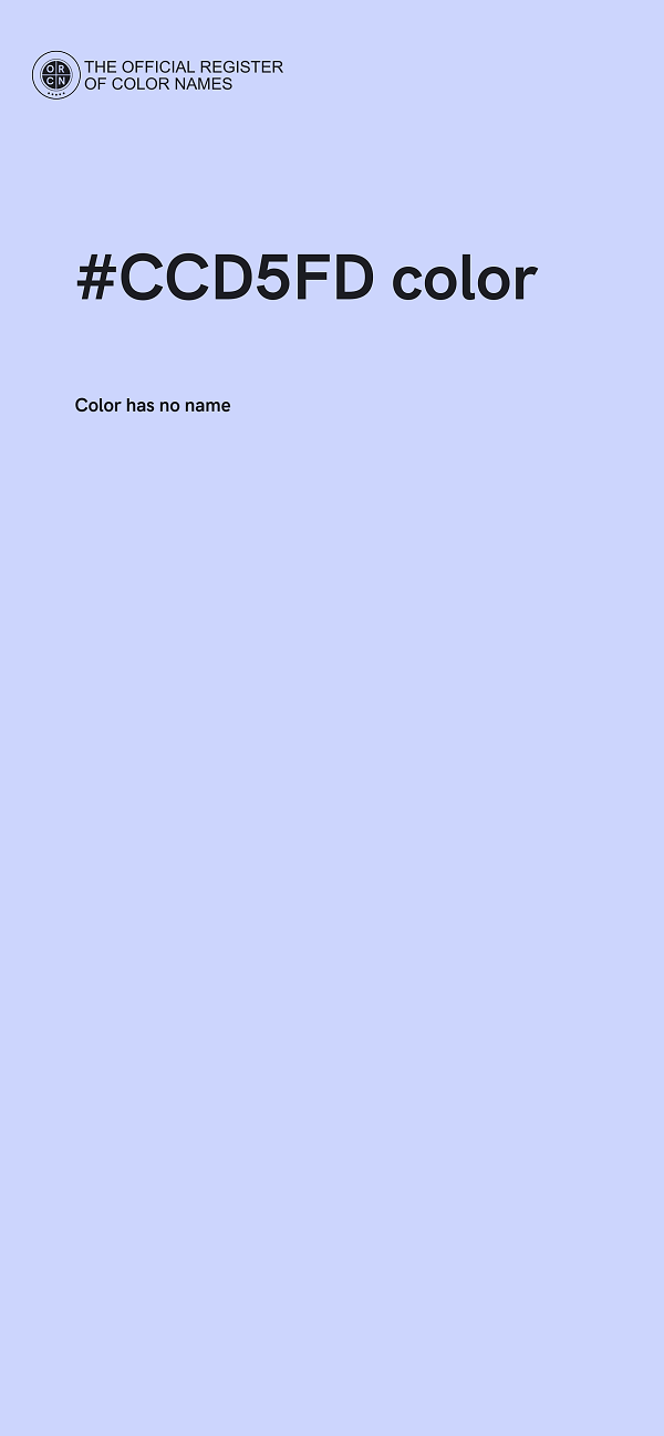 #CCD5FD color image