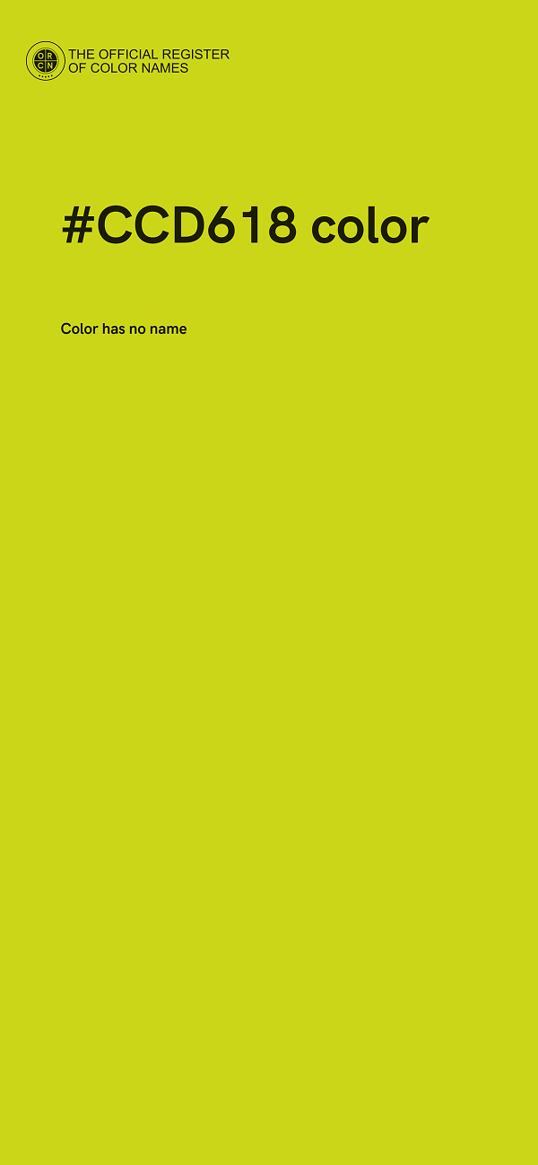 #CCD618 color image