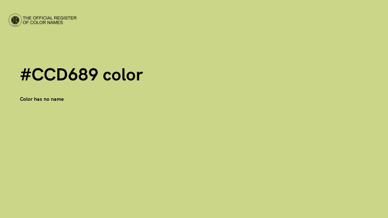 #CCD689 color image
