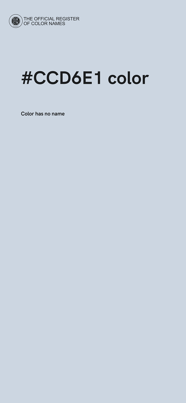 #CCD6E1 color image