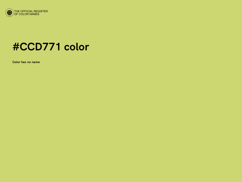 #CCD771 color image
