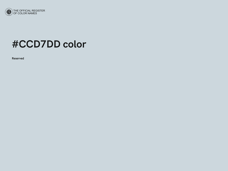 #CCD7DD color image