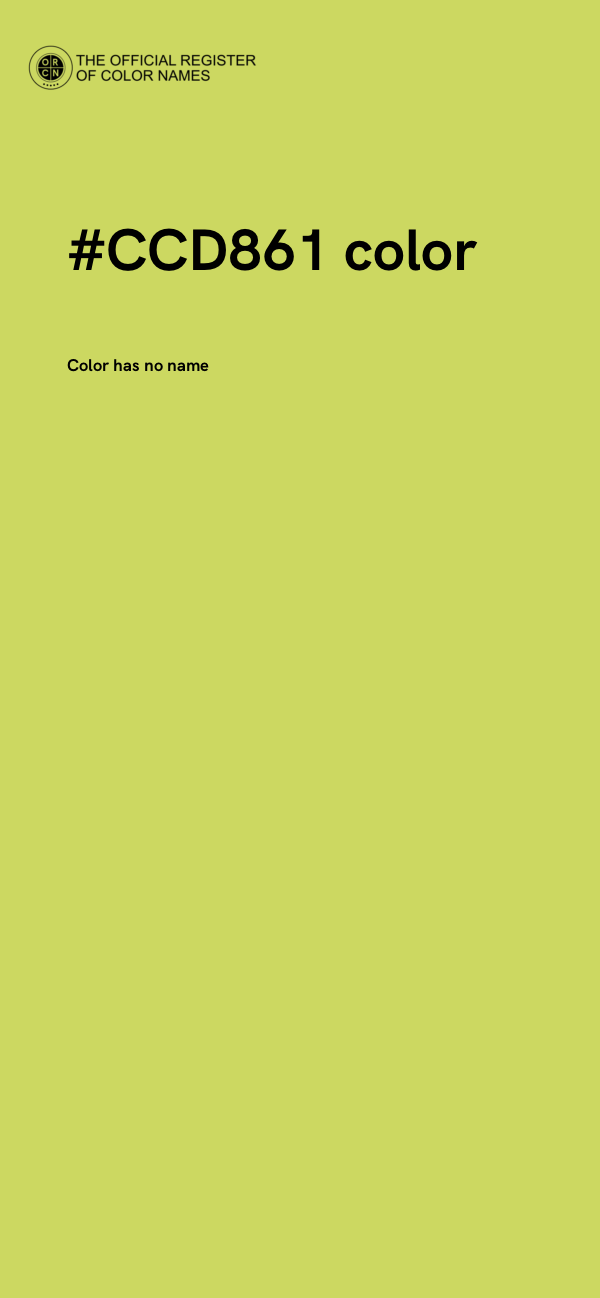 #CCD861 color image