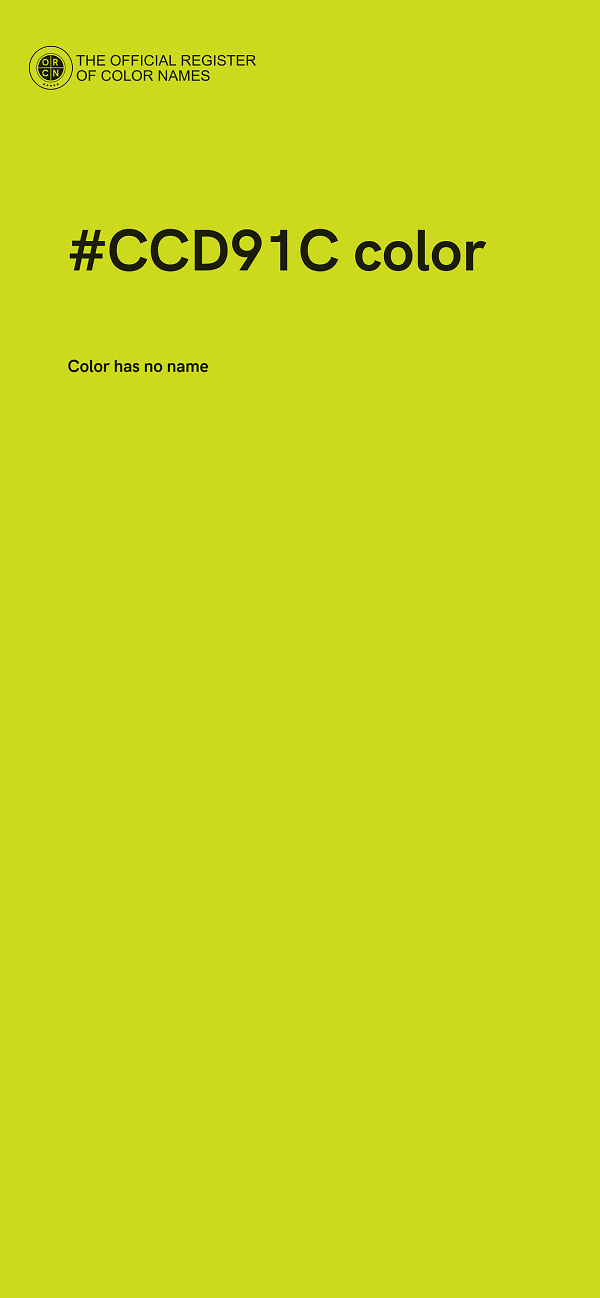 #CCD91C color image