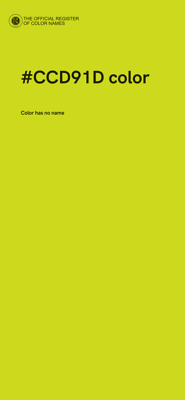 #CCD91D color image