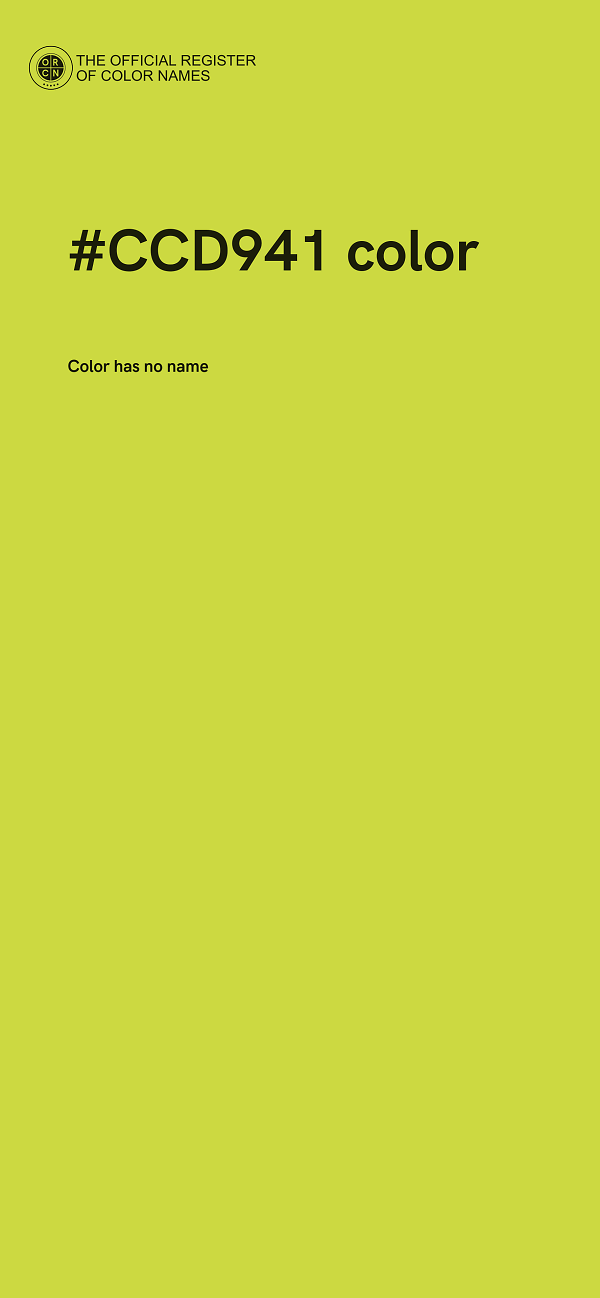 #CCD941 color image