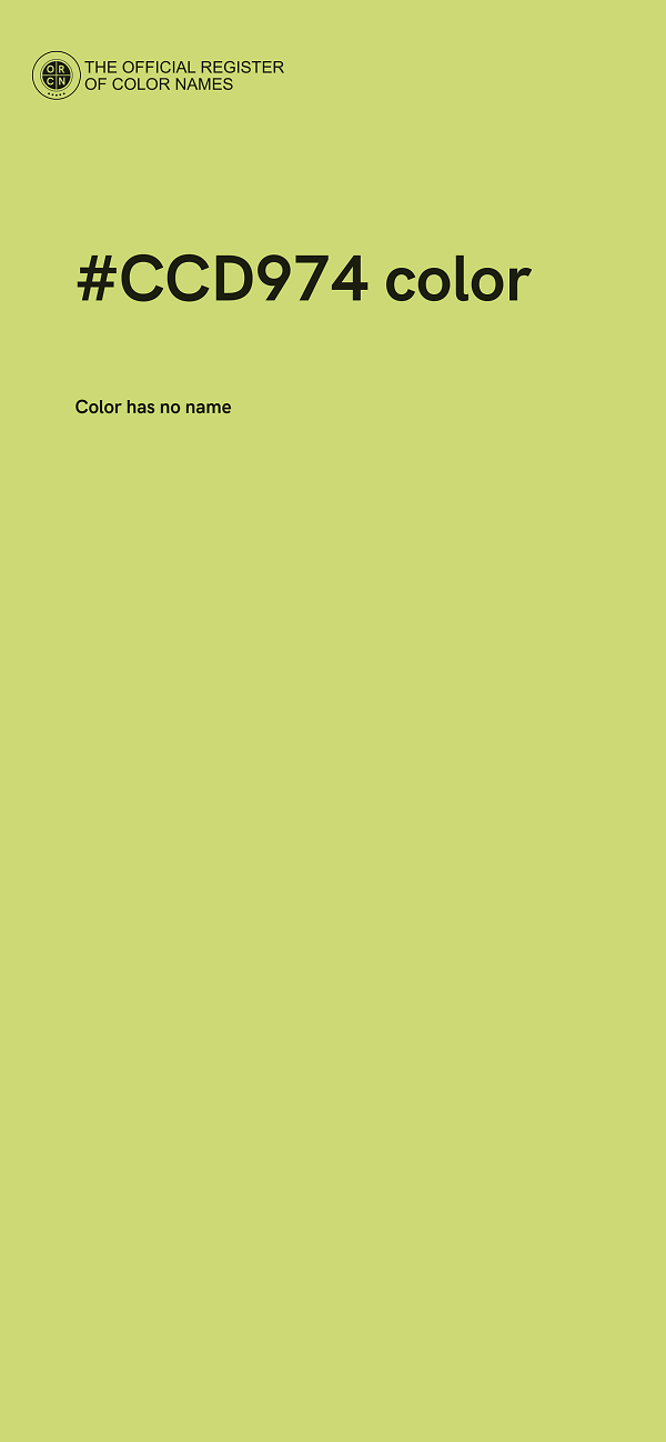 #CCD974 color image