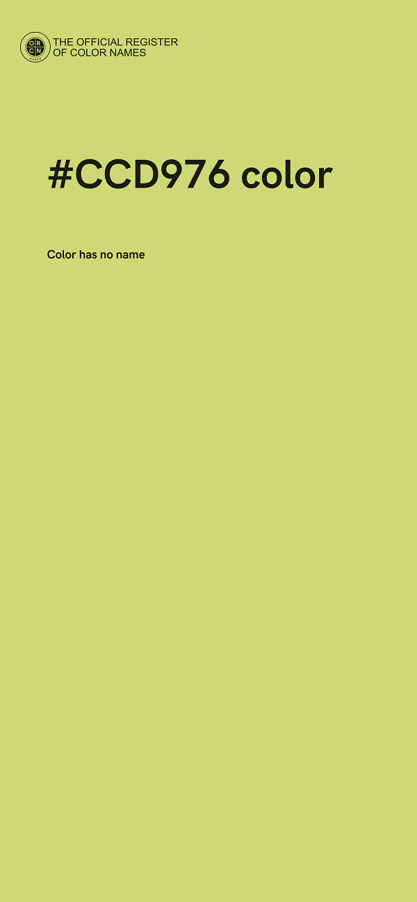 #CCD976 color image
