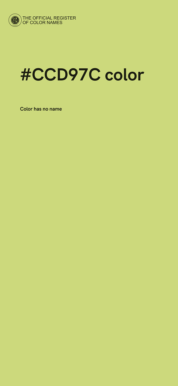 #CCD97C color image
