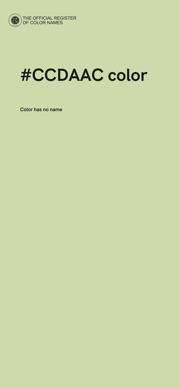 #CCDAAC color image