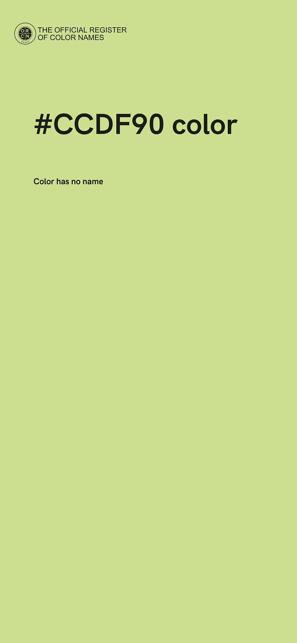 #CCDF90 color image
