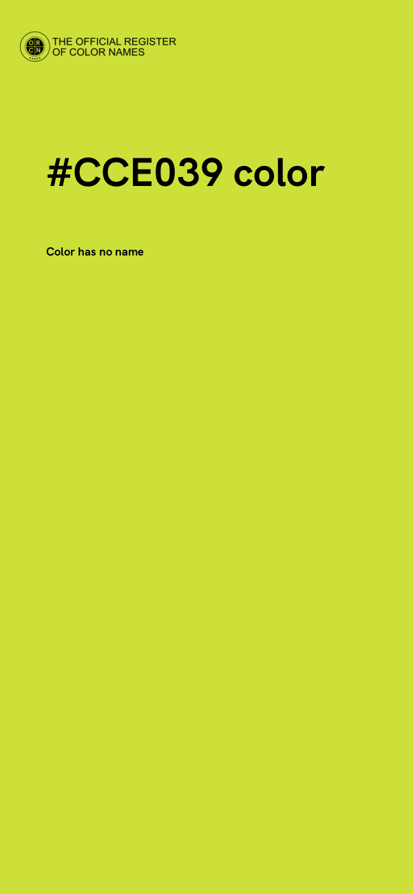 #CCE039 color image