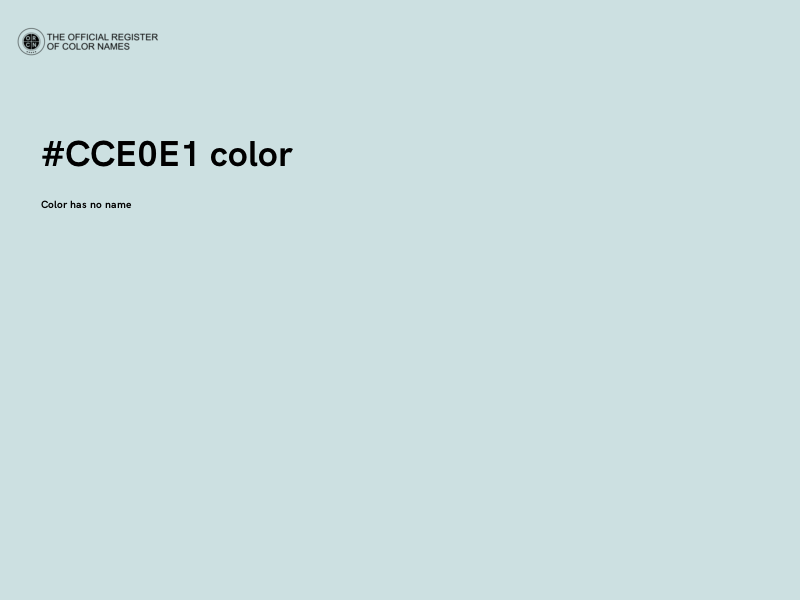 #CCE0E1 color image