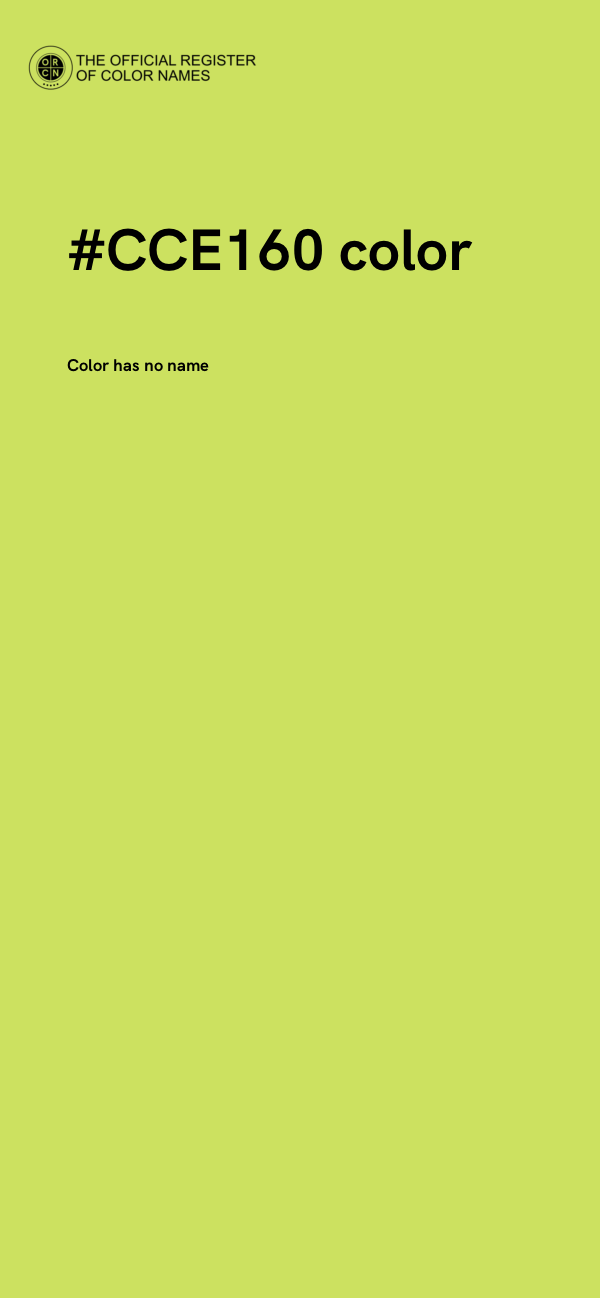 #CCE160 color image