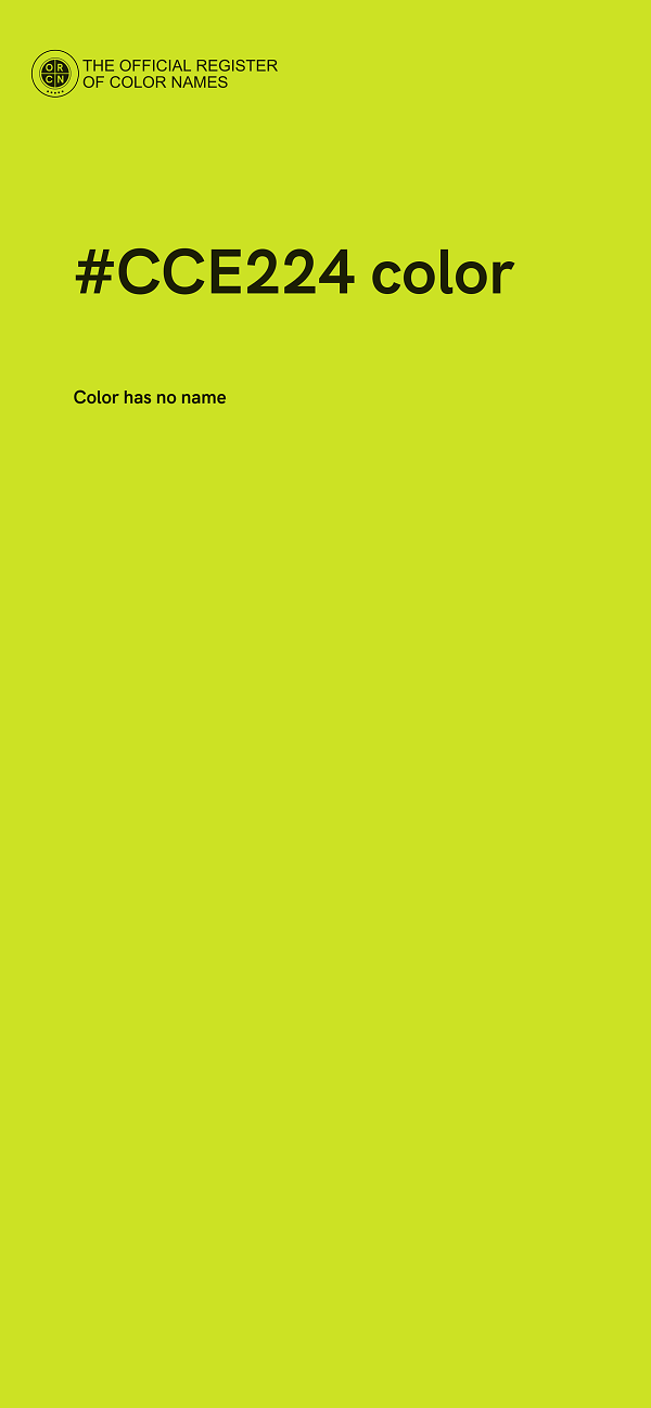 #CCE224 color image