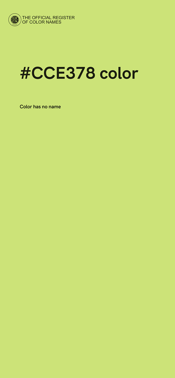 #CCE378 color image