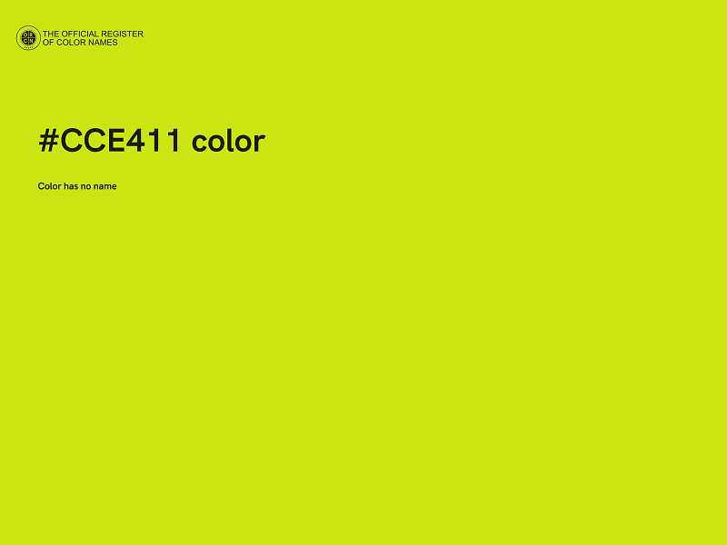 #CCE411 color image