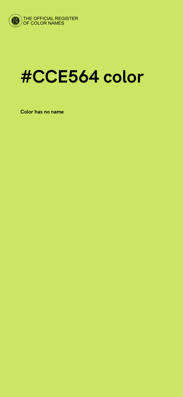 #CCE564 color image