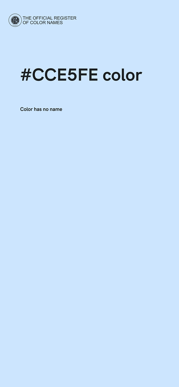 #CCE5FE color image