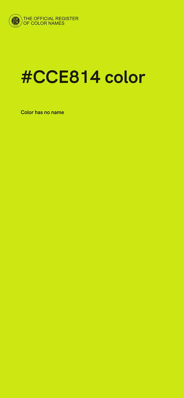 #CCE814 color image