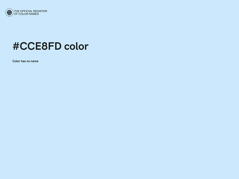 #CCE8FD color image