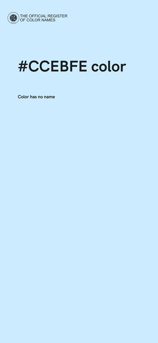 #CCEBFE color image