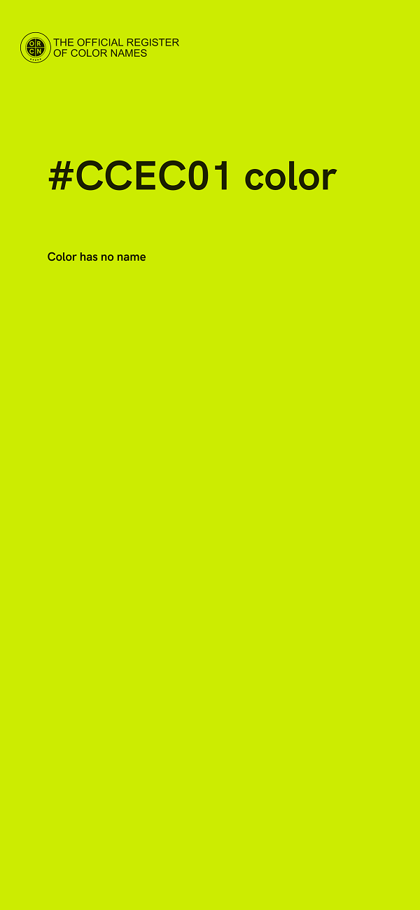 #CCEC01 color image