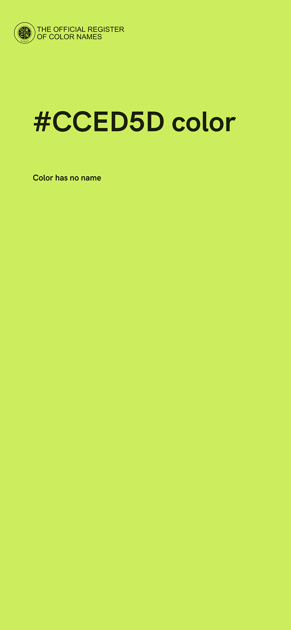 #CCED5D color image