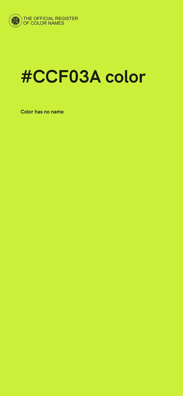#CCF03A color image