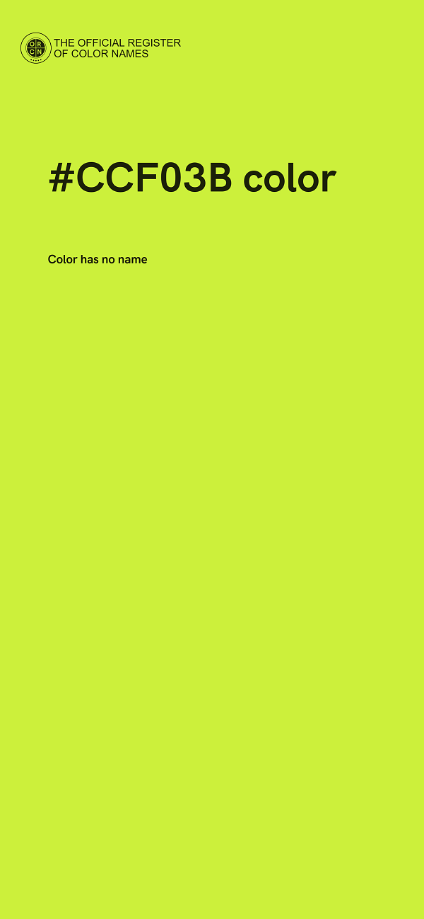 #CCF03B color image