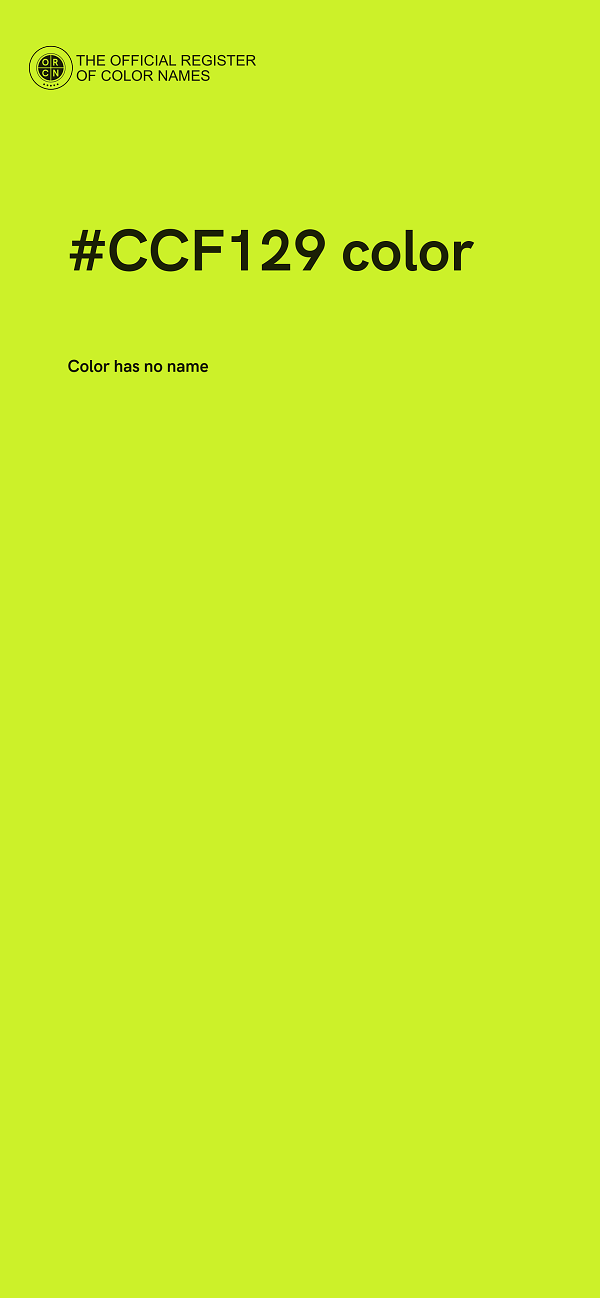 #CCF129 color image