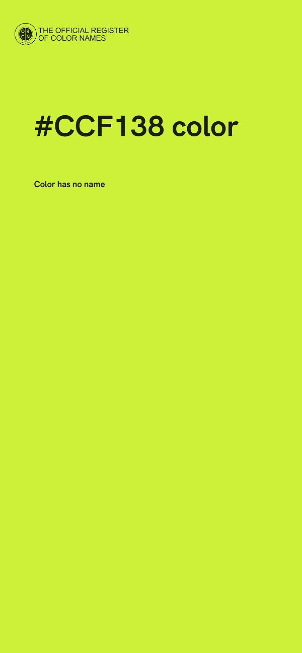 #CCF138 color image