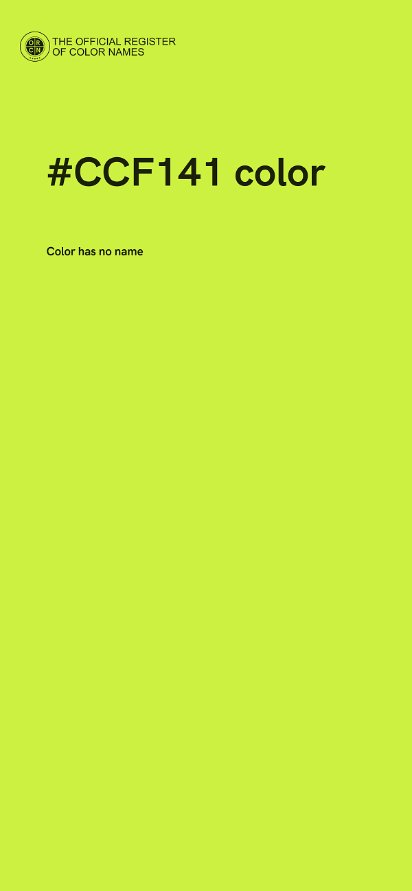 #CCF141 color image