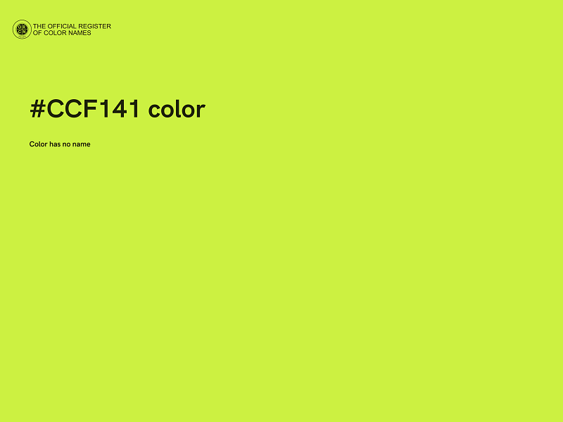 #CCF141 color image