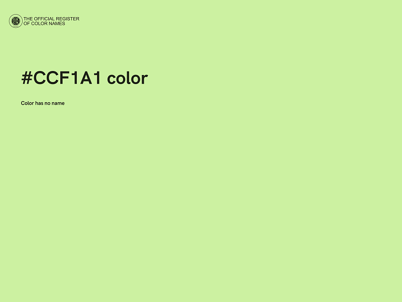 #CCF1A1 color image