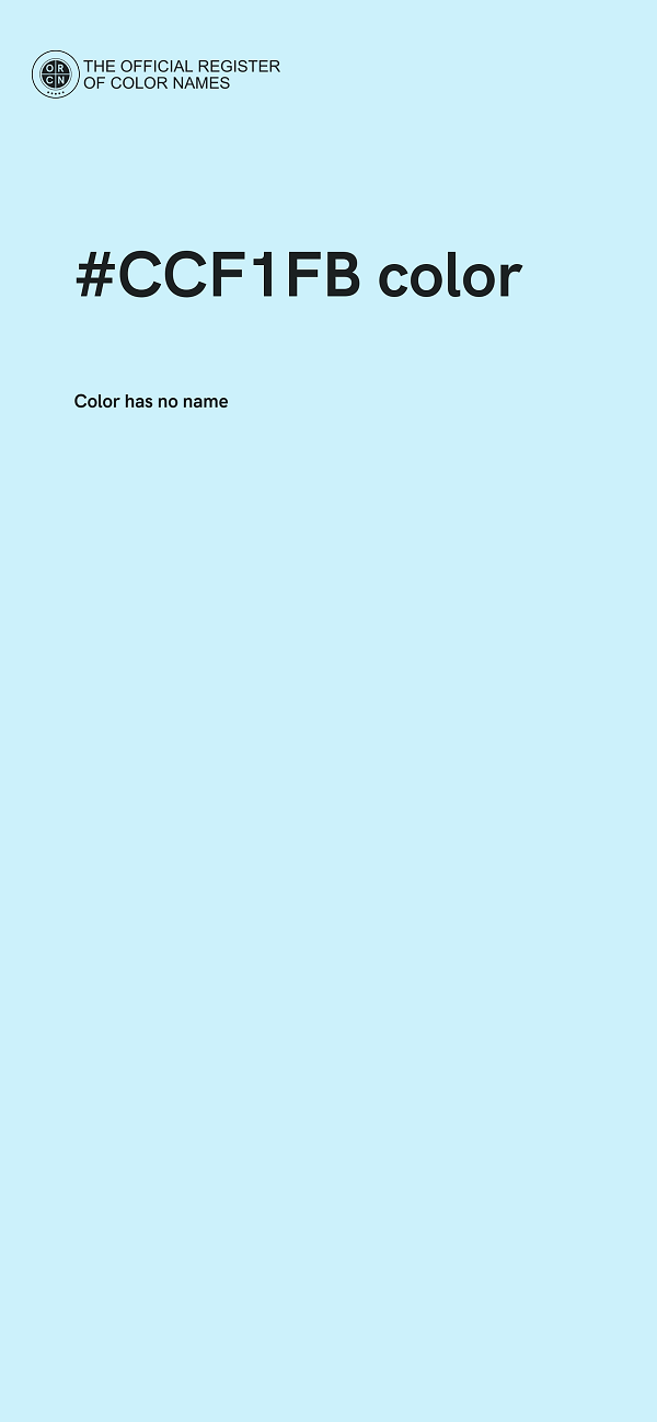 #CCF1FB color image