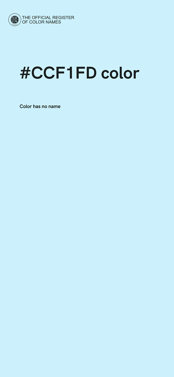 #CCF1FD color image