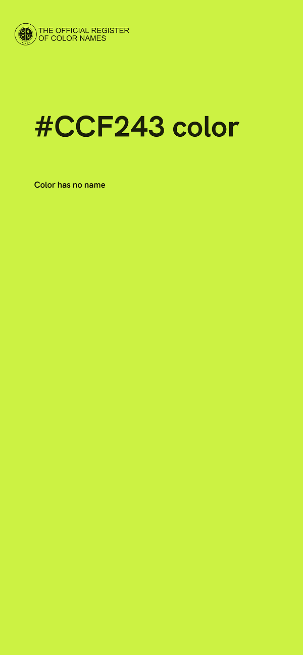 #CCF243 color image