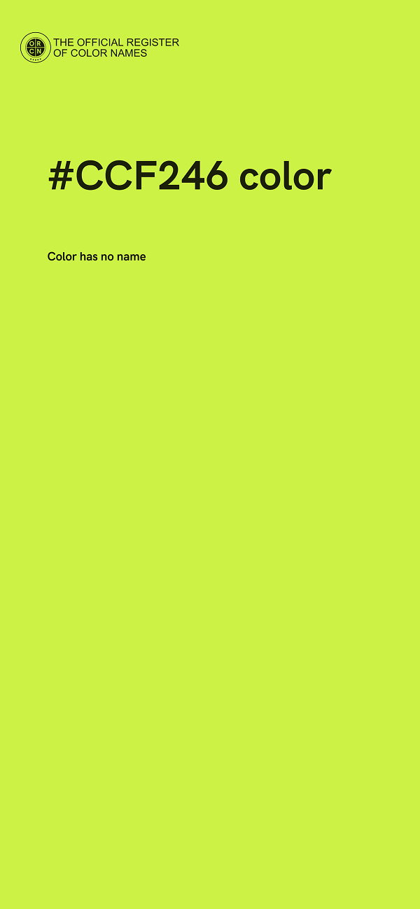 #CCF246 color image