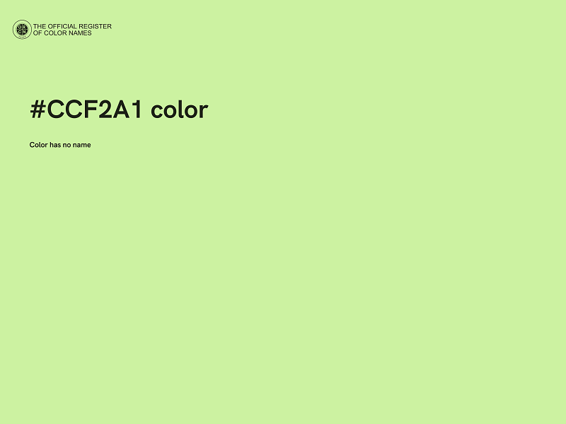 #CCF2A1 color image