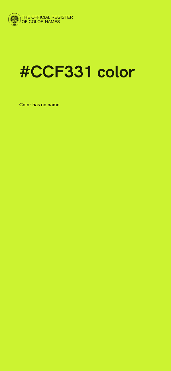 #CCF331 color image