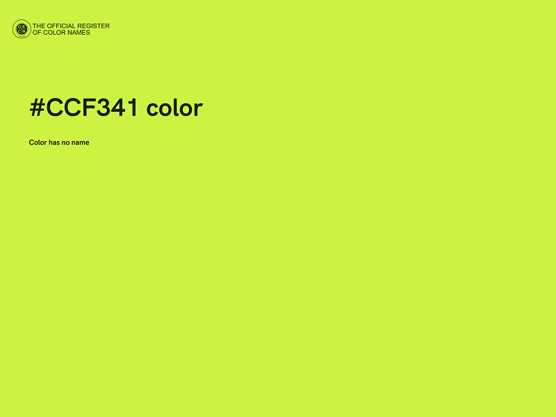 #CCF341 color image