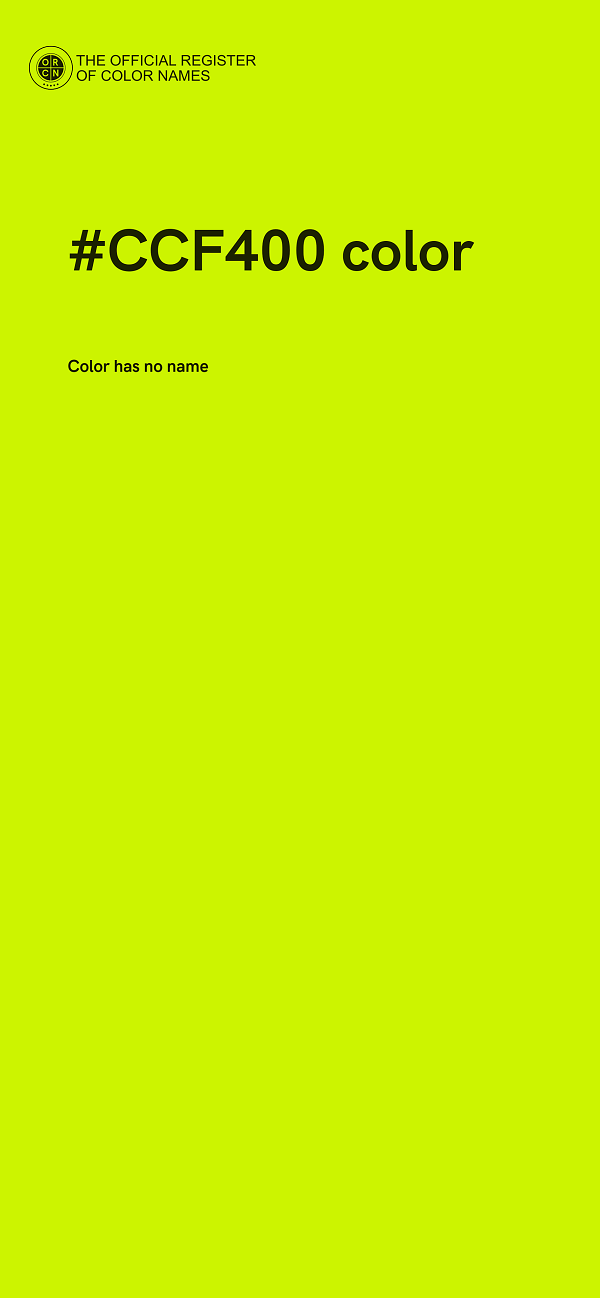 #CCF400 color image