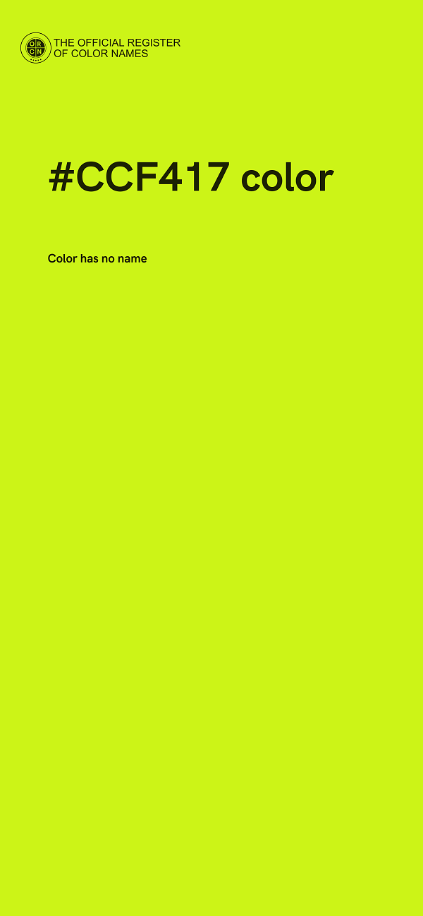 #CCF417 color image
